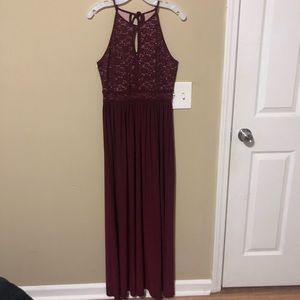 Beautiful burgundy dress